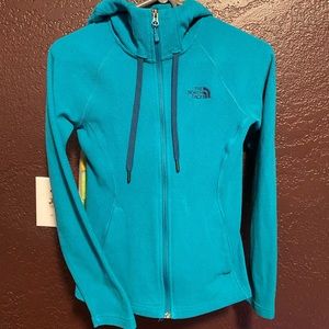 The north face fleece zip up hoodie Size XS